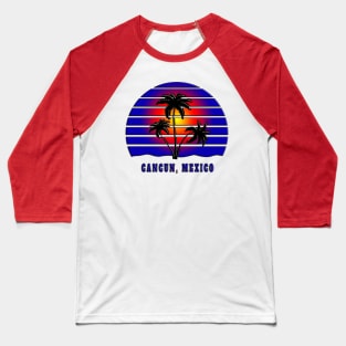 Cancun Mexico Beach Vacation Baseball T-Shirt